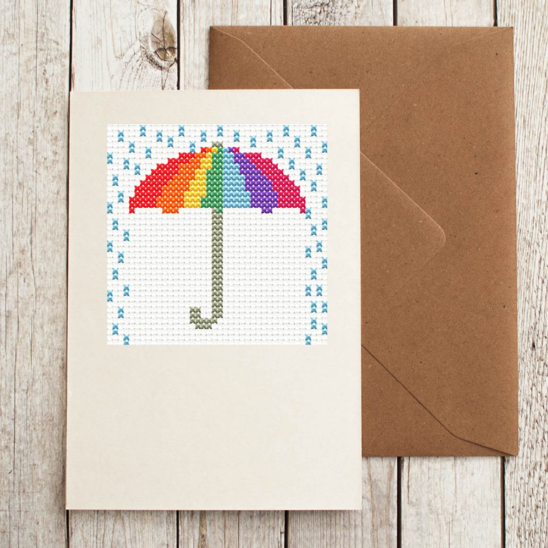 Free Umbrella - PDF Cross Stitch Pattern
