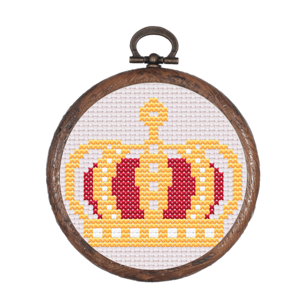 Free Simple Crown - PDF Cross Stitch Pattern