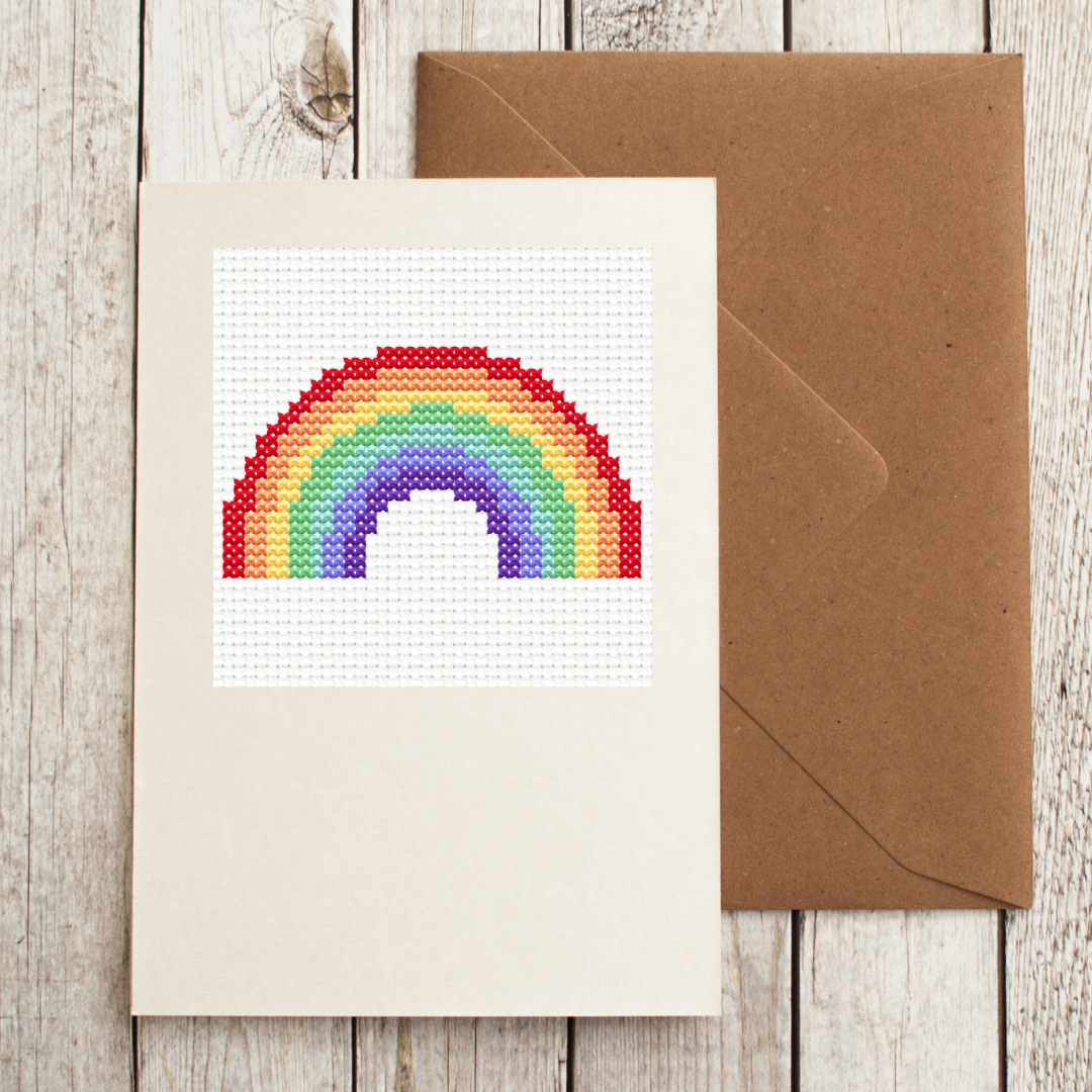 Free Simple Rainbow - PDF Cross Stitch Pattern