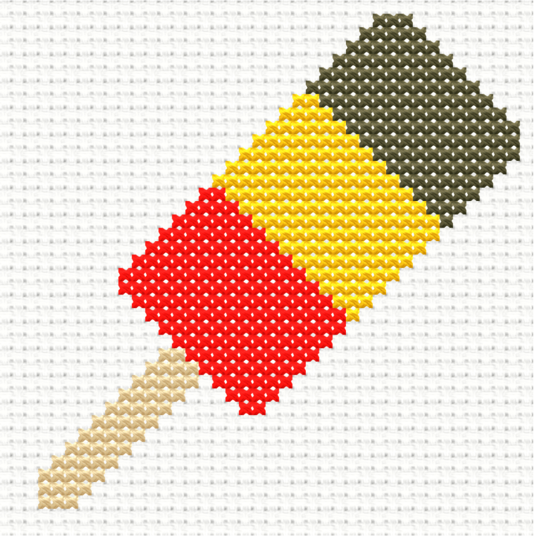 Free Ice Lolly - PDF Cross Stitch Pattern