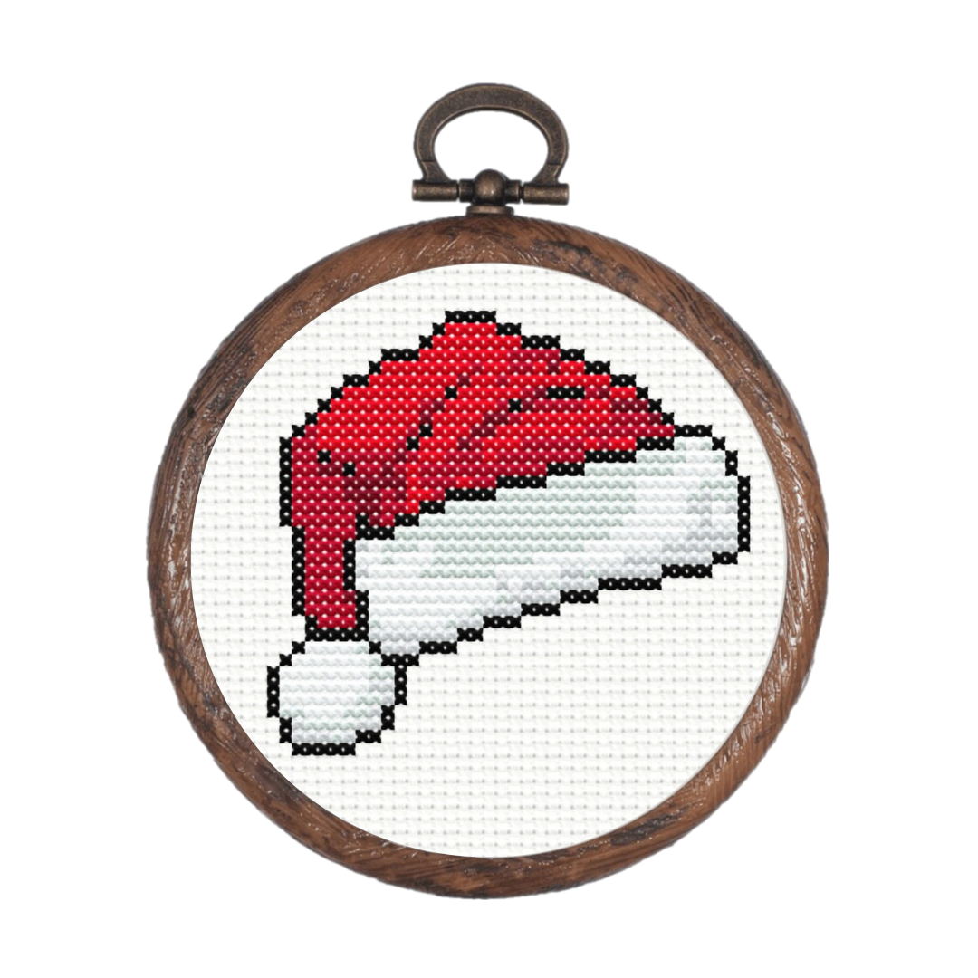 Free Santa Hat - PDF Cross Stitch Pattern
