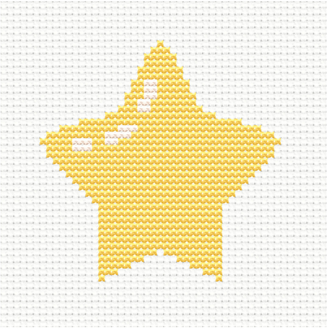 free-simple-star-pdf-cross-stitch-pattern-craft-bazaar