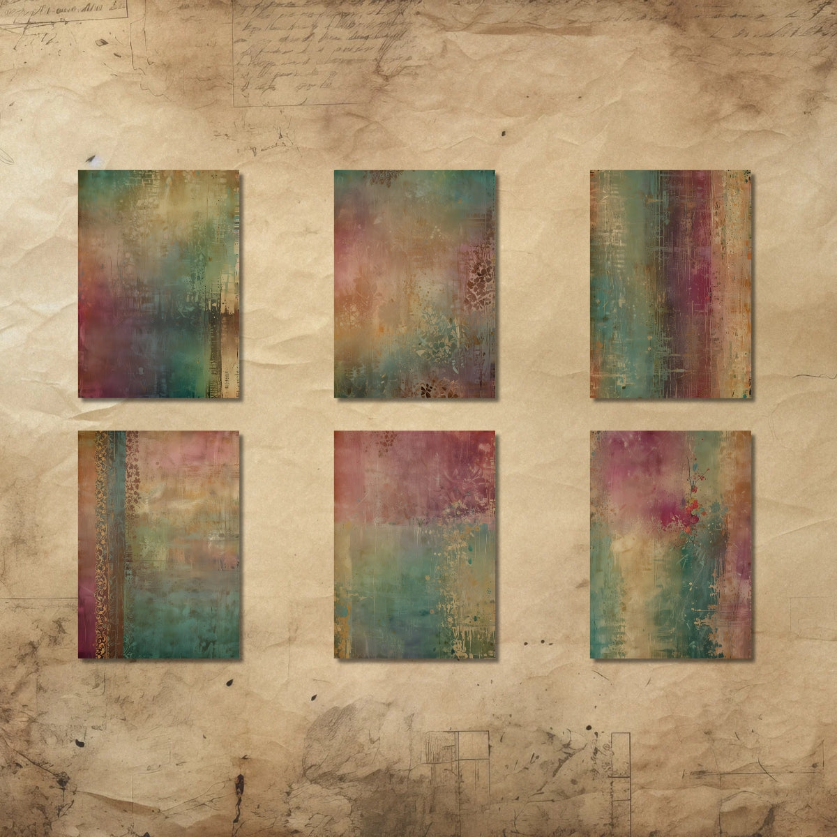 Pastel Junk Journal Background