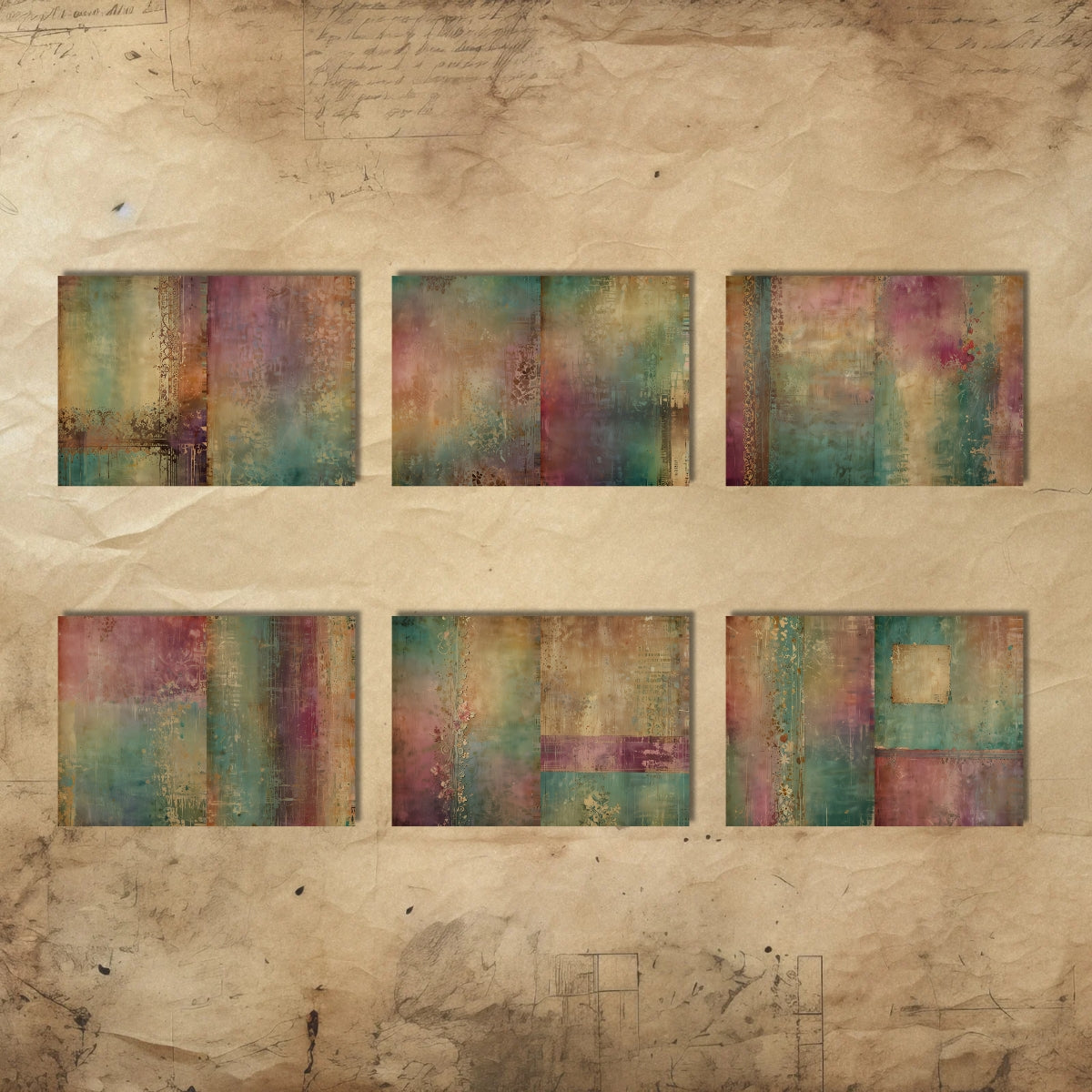Pastel Junk Journal Pages