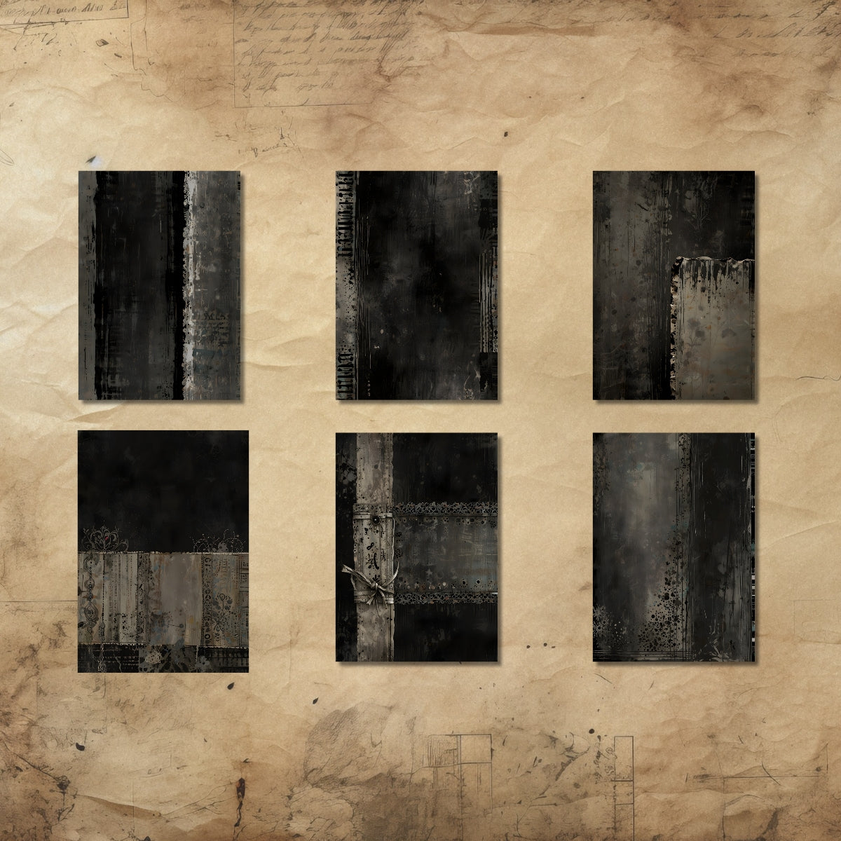Black Junk Journal Background Papers