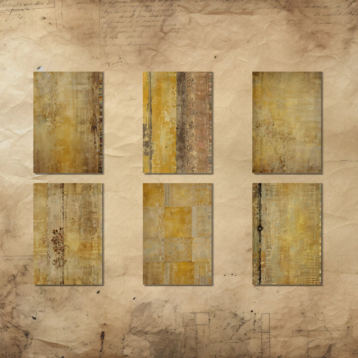 Pastel Yellow Scrapbook Paper