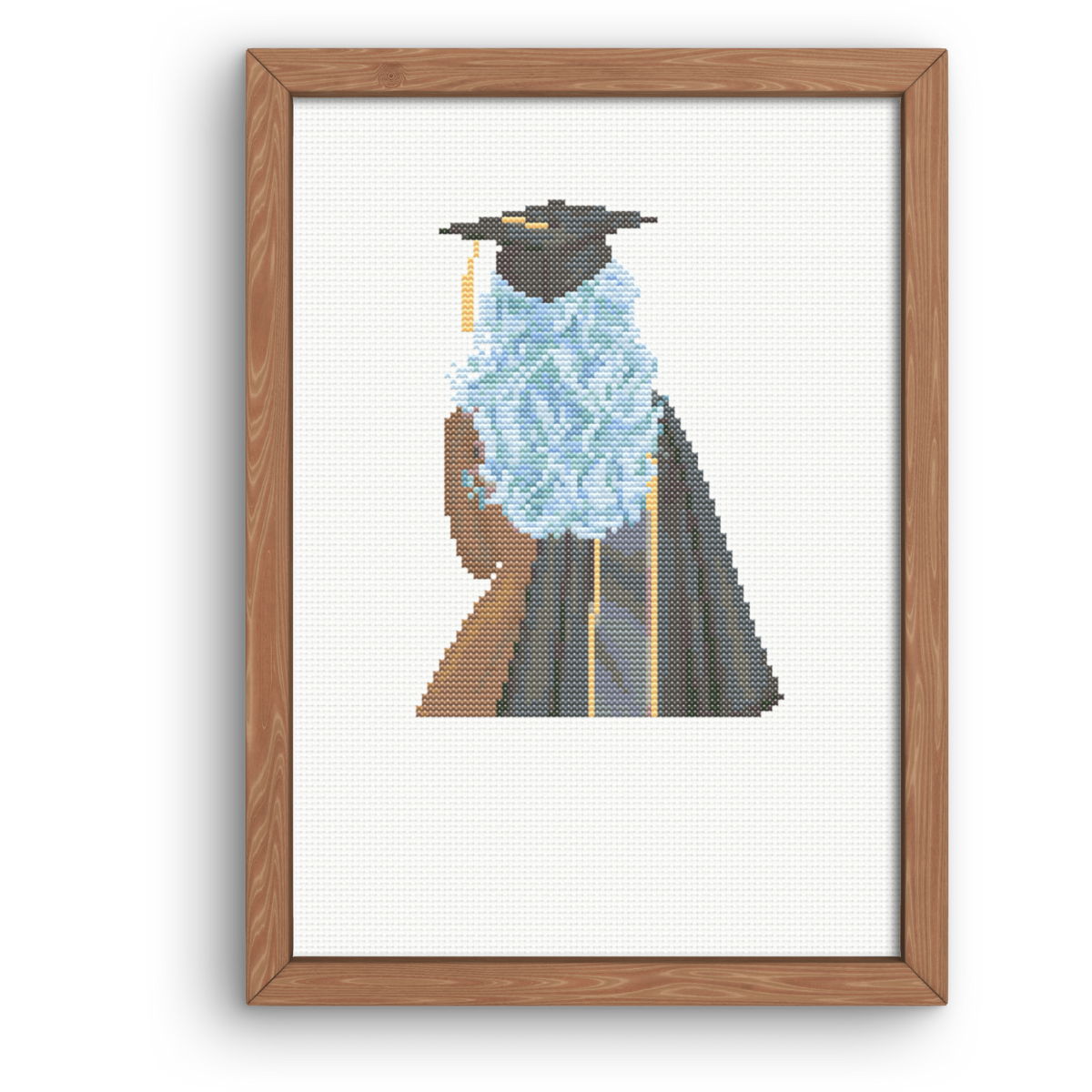 Graduation Girl 1 Cross Stitch Pattern