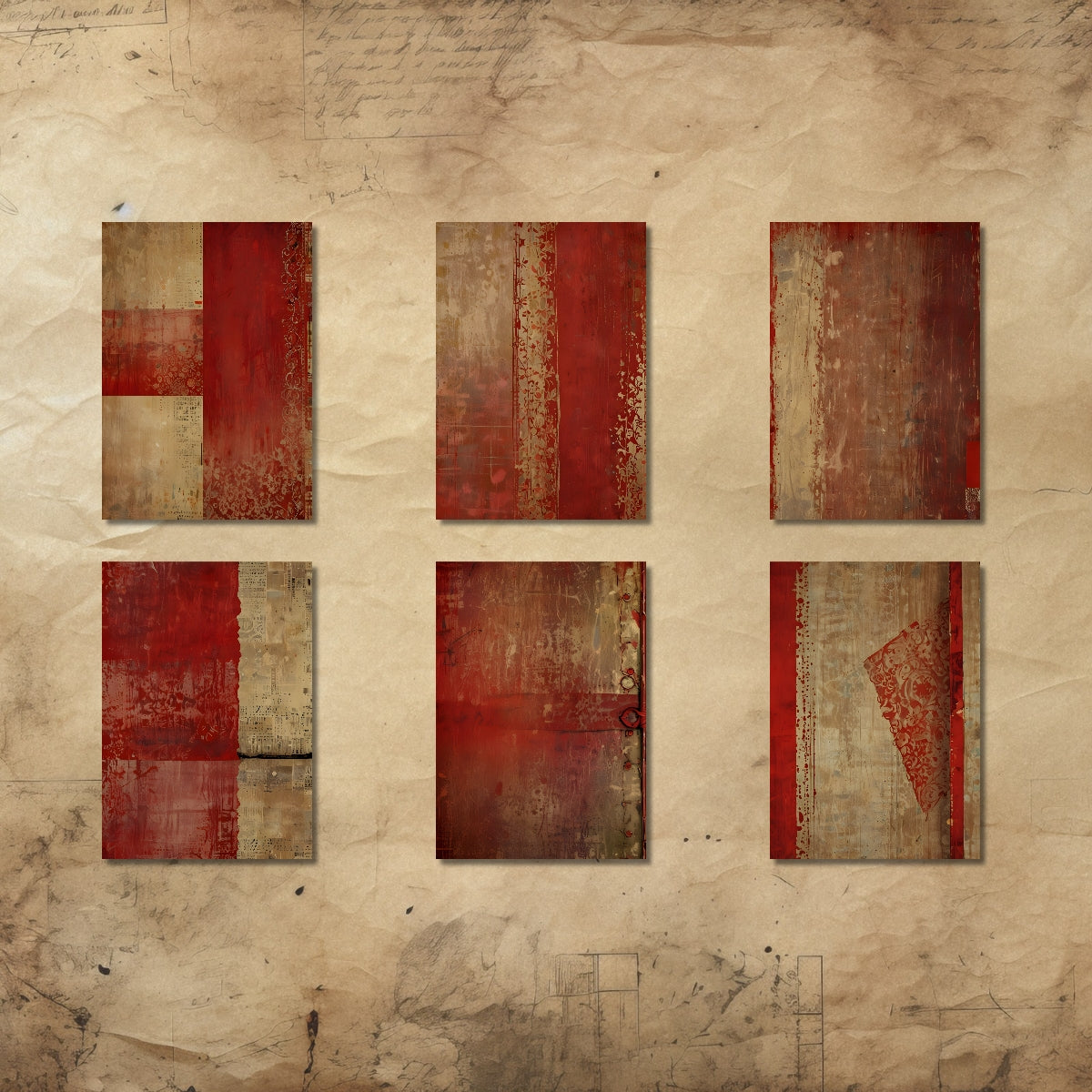 Junk Journal Texture Papers