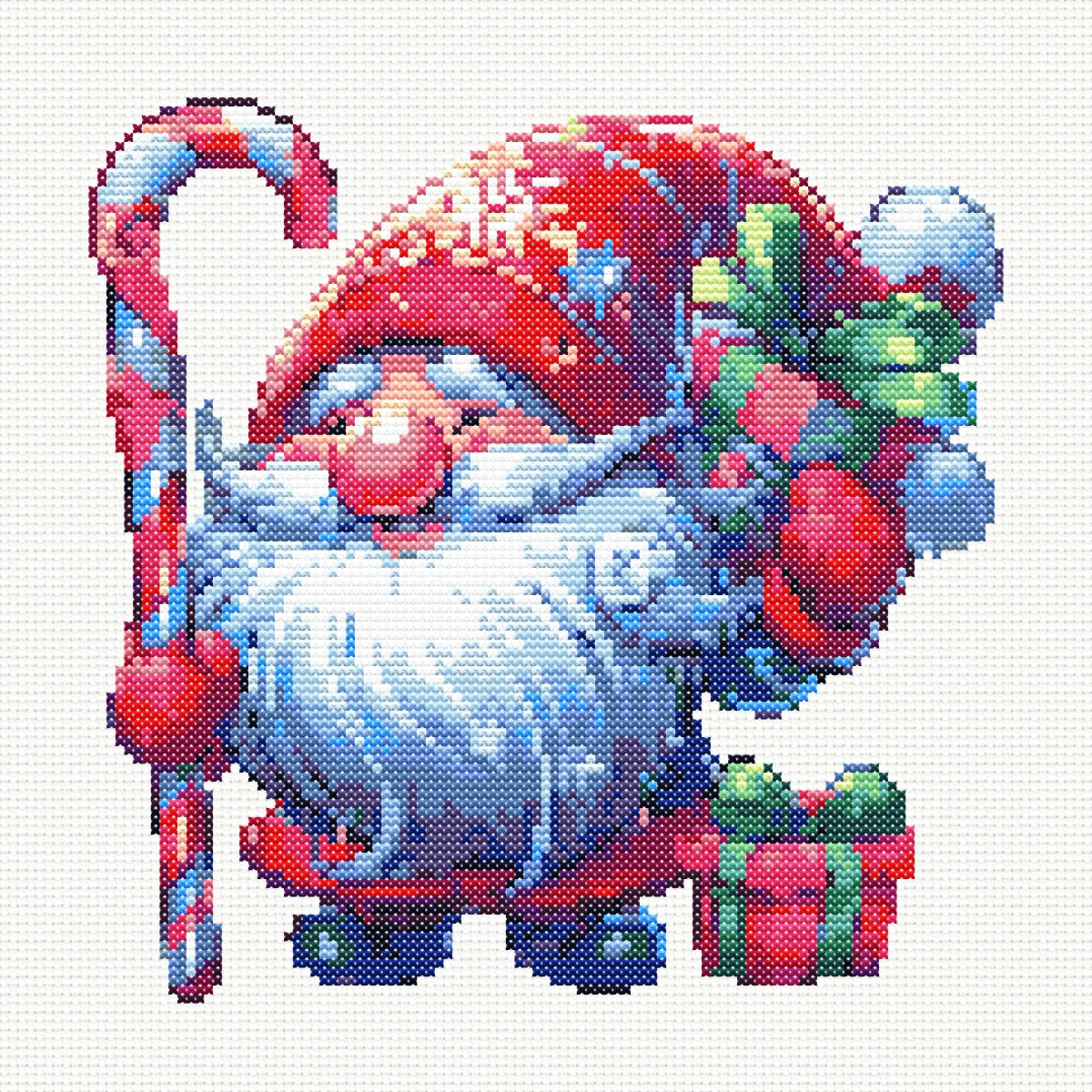 Santa Cross Stitch