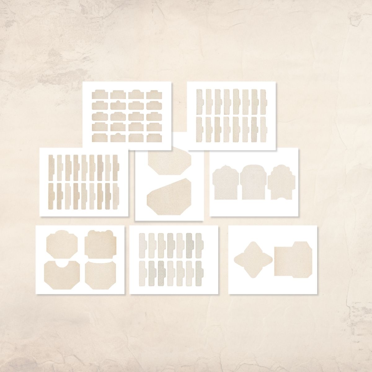 Minimal Neutral Junk Journal Kit