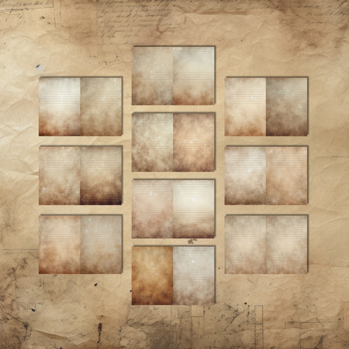 Aged Lined Paper
