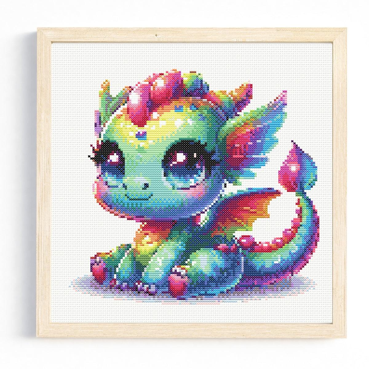 Cute Colourful Baby Dragon