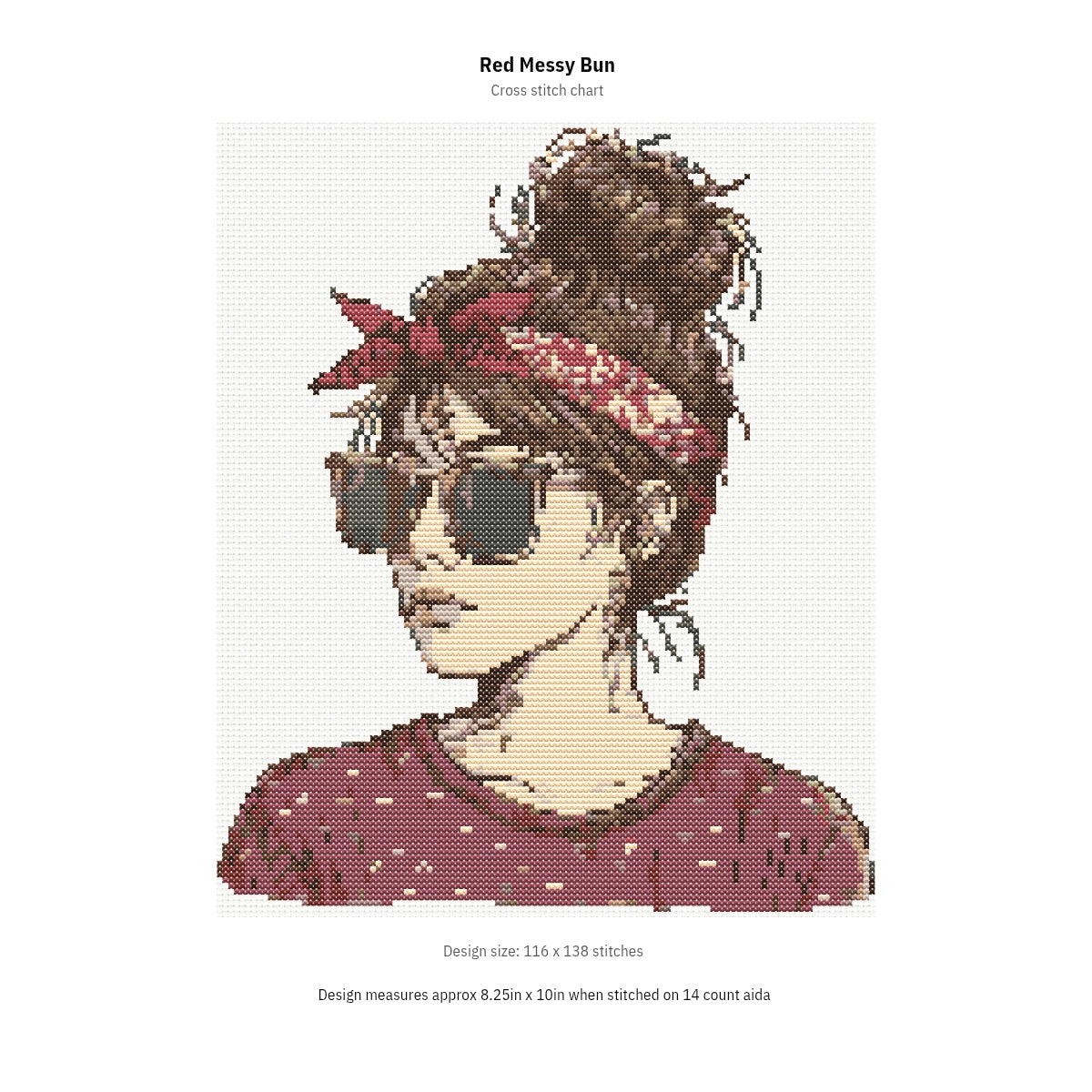 Woman Cross Stitch Pattern