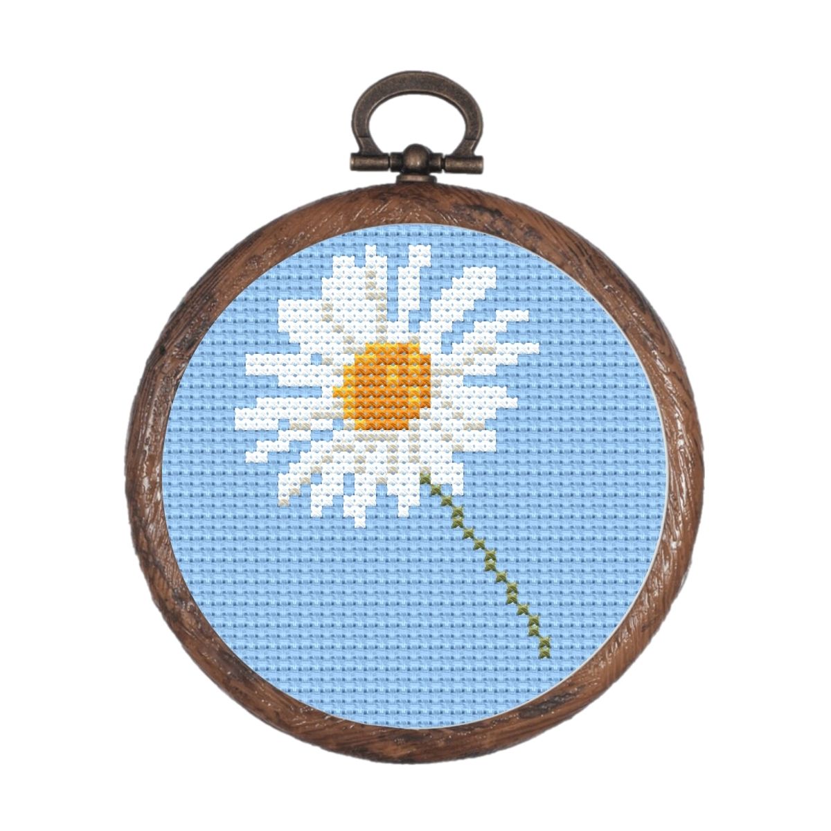 Simple Daisy Cross Stitch Pattern