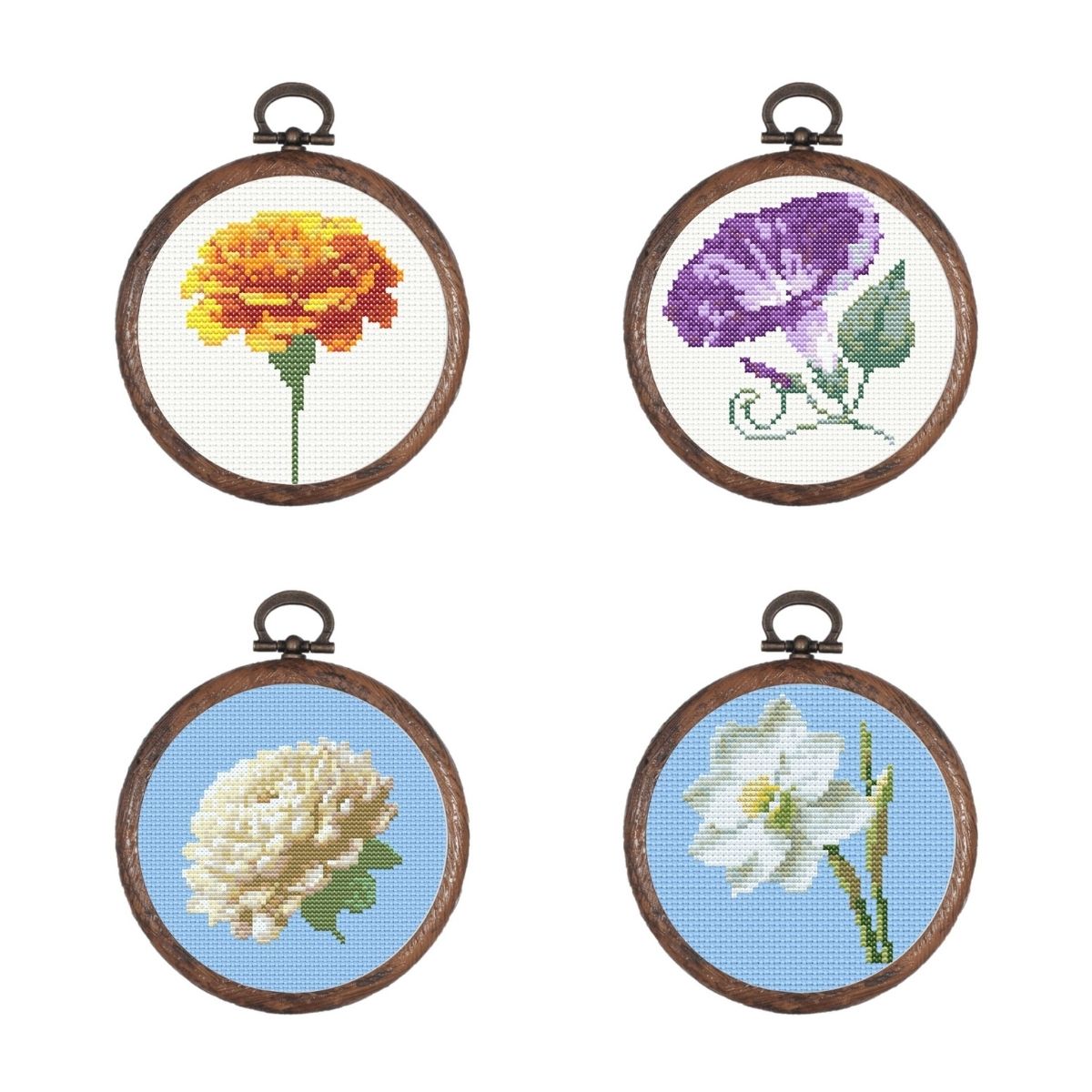 Simple Birth Flowers - PDF Cross Stitch Patterns