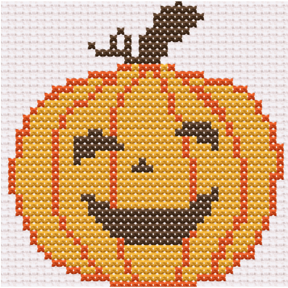 Free Pumpkin - PDF Cross Stitch Pattern