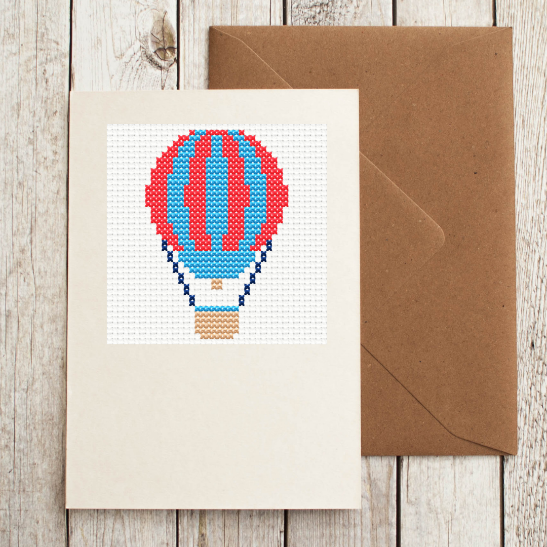Free Little Hot Air Balloon - PDF Cross Stitch Pattern