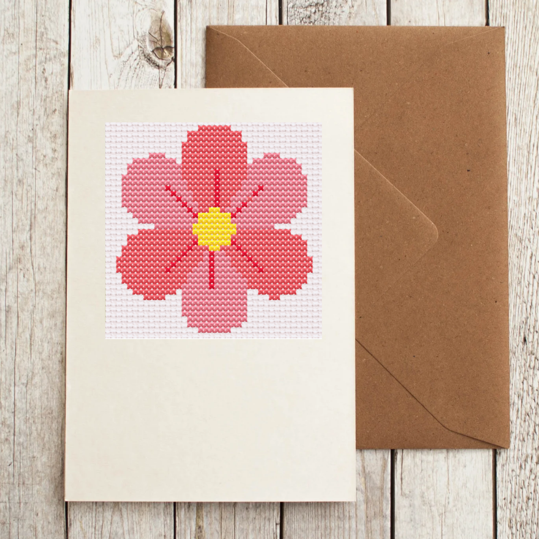 Free Little Red Flower - PDF Cross Stitch Pattern