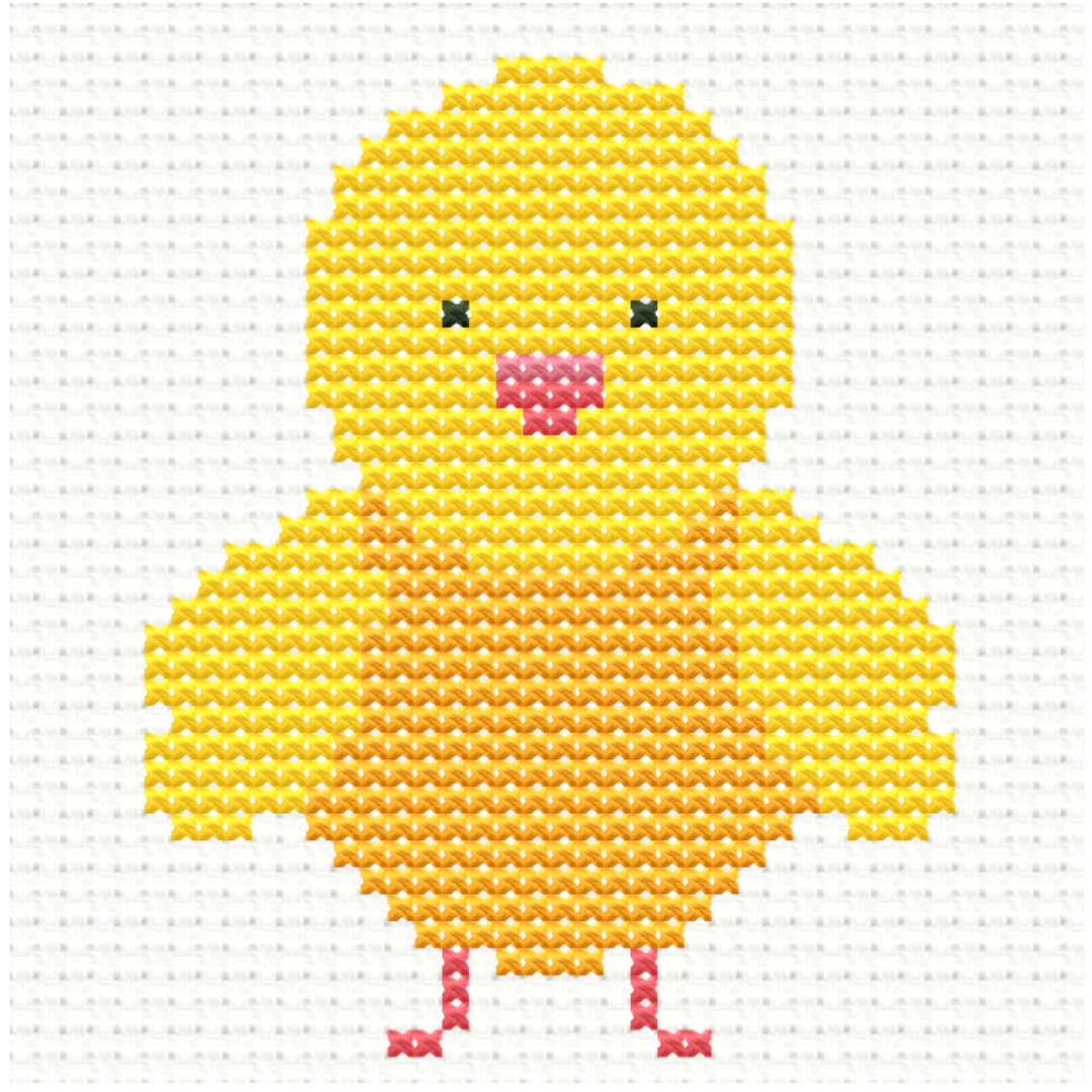 Free Easter Chick - PDF Cross Stitch Pattern
