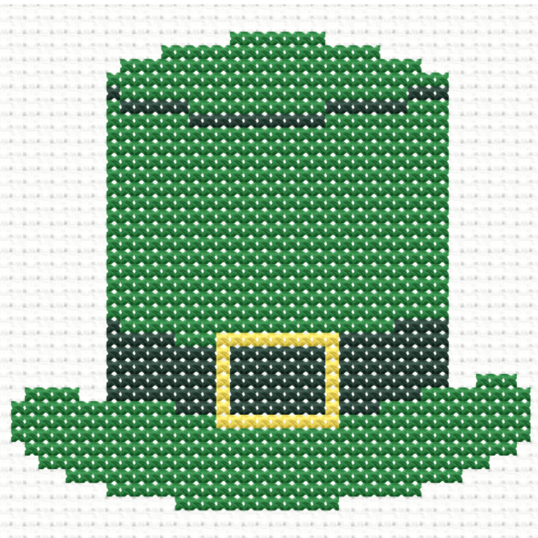 Free Leprechaun Hat - PDF Cross Stitch Pattern