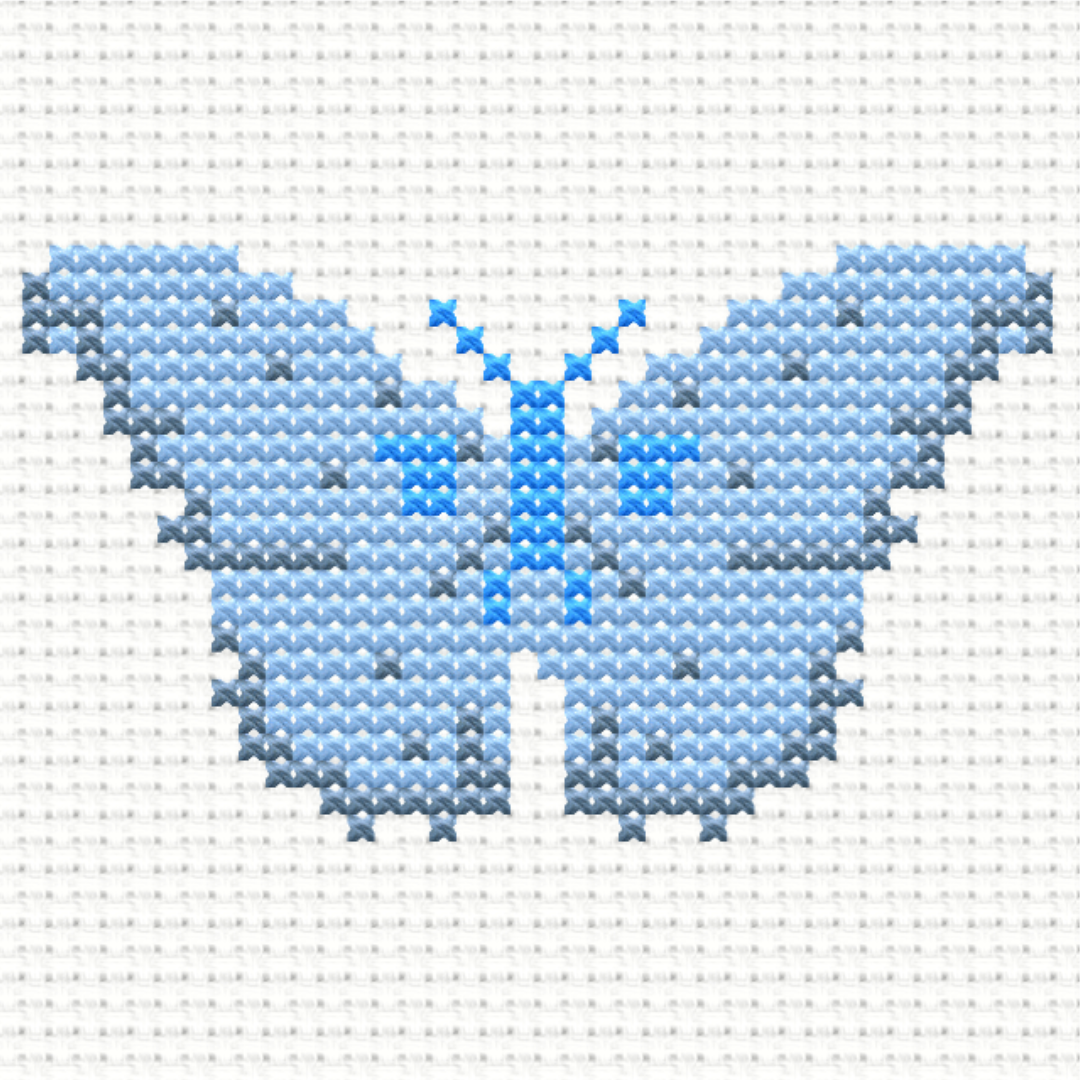 Free Simple Butterfly - PDF Cross Stitch Pattern