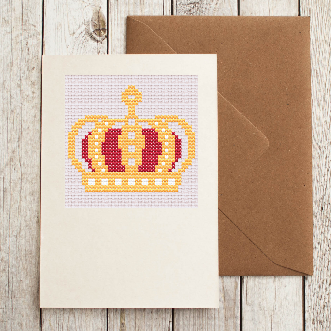 Free Simple Crown - PDF Cross Stitch Pattern 