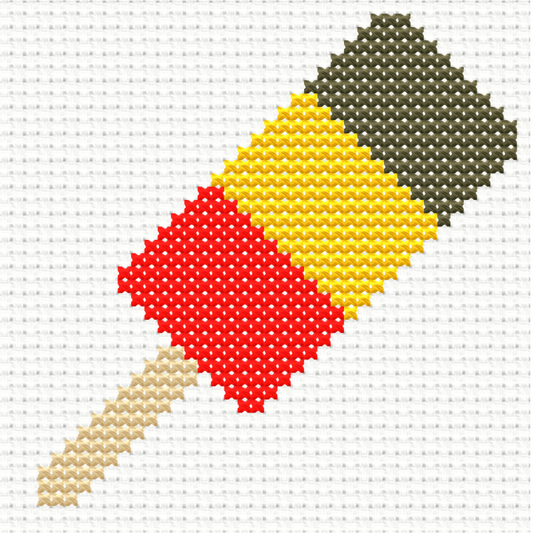 Free Ice Lolly - PDF Cross Stitch Pattern 