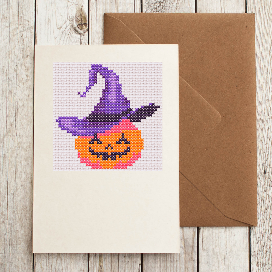 Free Halloween Pumpkin - PDF Cross Stitch Pattern 