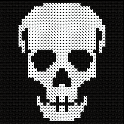 Free Skull - PDF Cross Stitch Pattern 