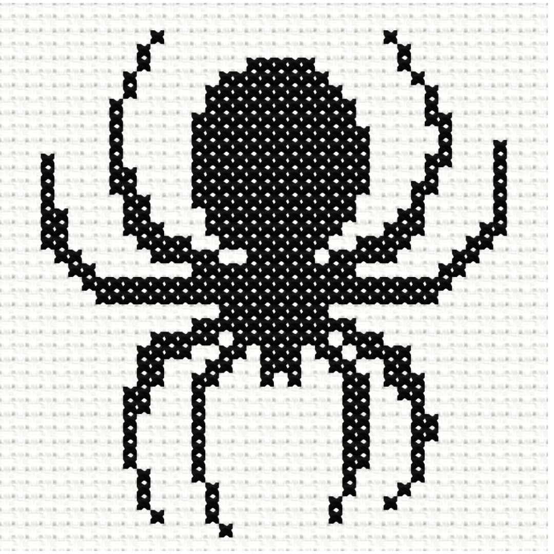 Free Spider - PDF Cross Stitch Pattern 