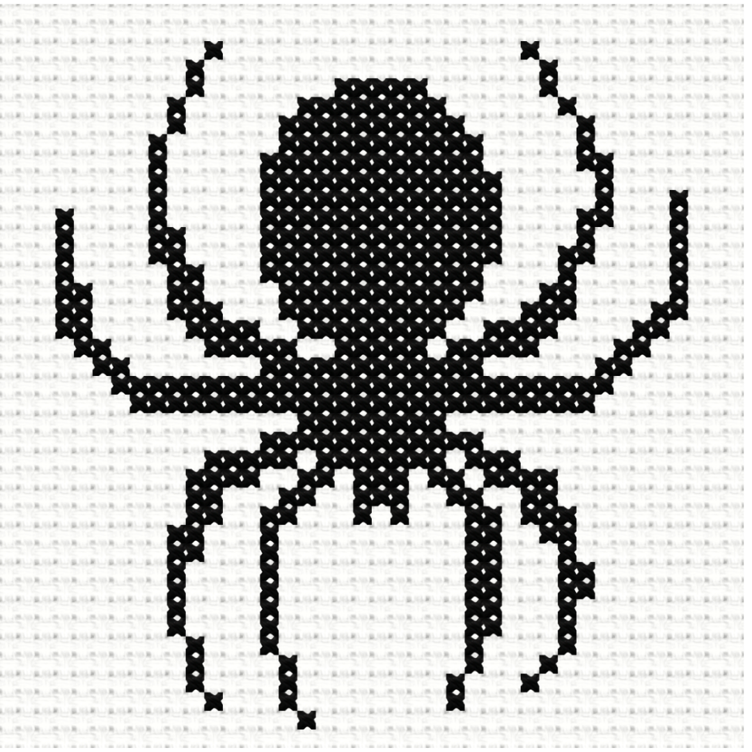 Spider Pattern Craft Free Spider - PDF Cross Stitch Pattern – Craft Bazaar