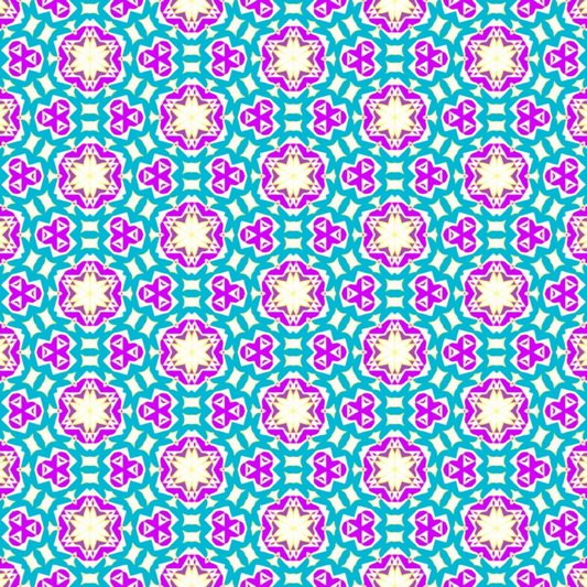 Turquoise & Pink Abstract Seamless Pattern 92.0 - Printable Scrapbook Paper