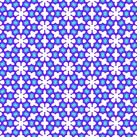 Blue & White Abstract Seamless Pattern 94.0 - Printable Scrapbook Paper