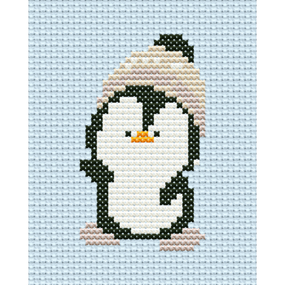 Free Cute Little Penguin - PDF Cross Stitch Pattern