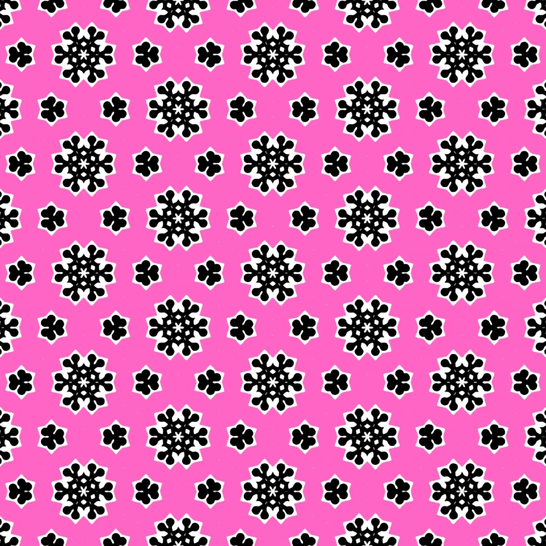 Pink & Black Abstract Seamless Pattern 96.0 - Printable Scrapbook Paper