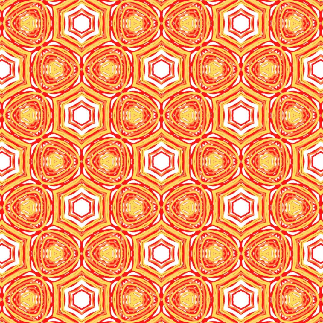 Red, Yellow & Orange Abstract Seamless Pattern 99.0 - Printable Scrapbook Paper