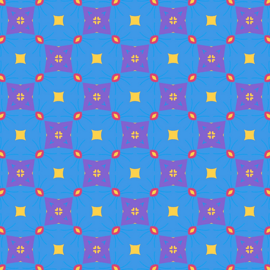 Blue & Purple Abstract Seamless Pattern 102.0 - Printable Scrapbook Paper