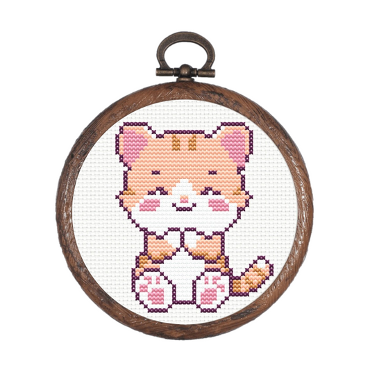 Free Little Kitty - PDF Cross Stitch Pattern