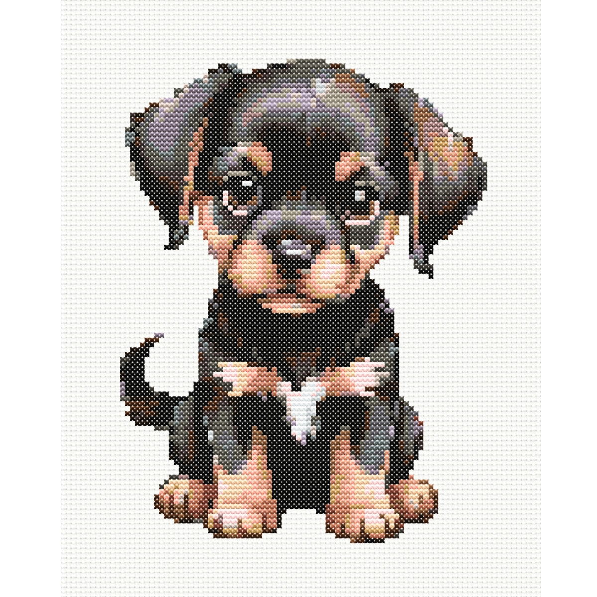 Cute Puppy Cross Stitch 