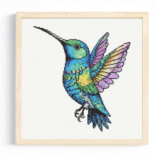 Hummingbird Cross Stitch Pattern 