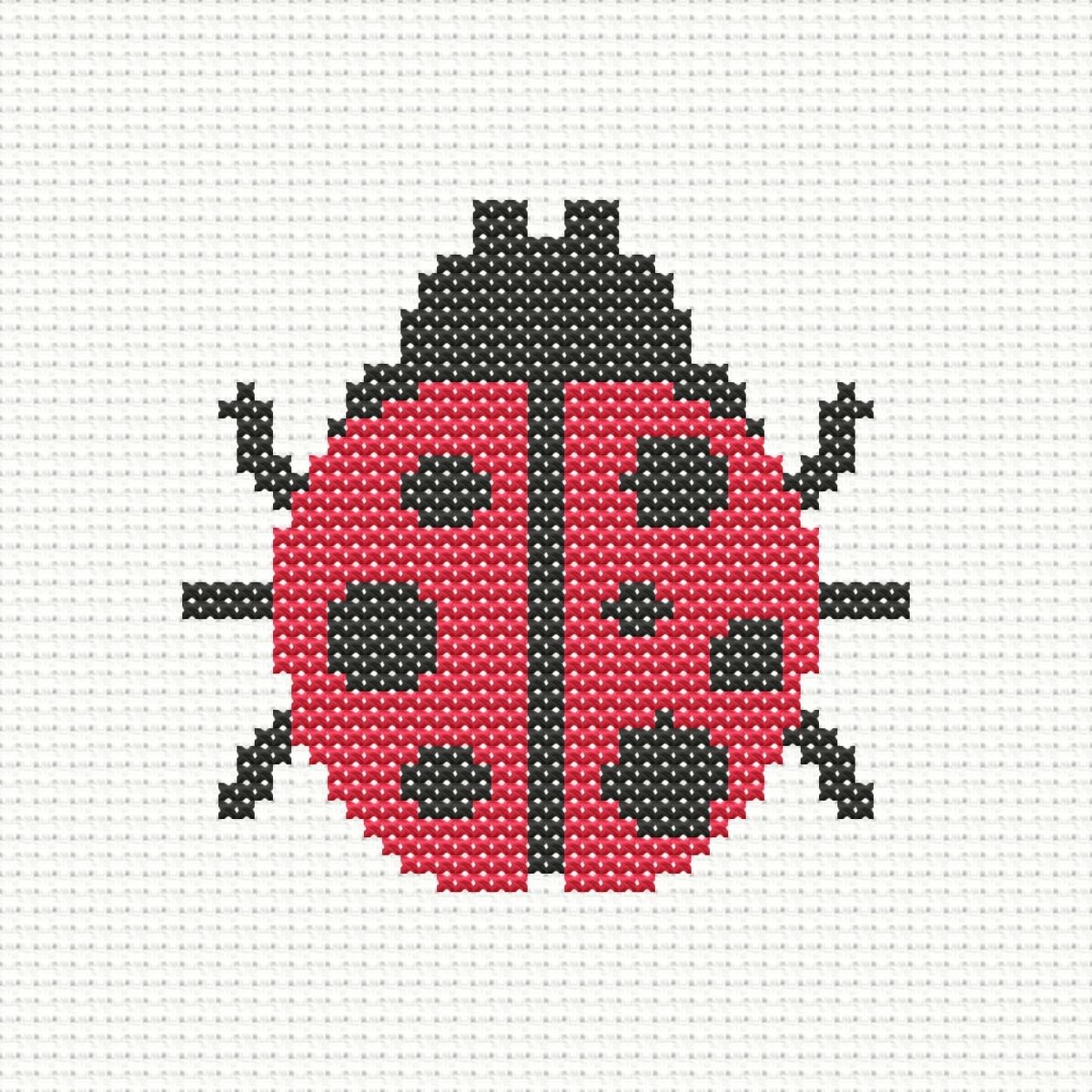 Ladybird Cross Stitch 