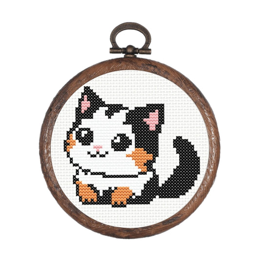 Free Little Patch Cat - PDF Cross Stitch Pattern
