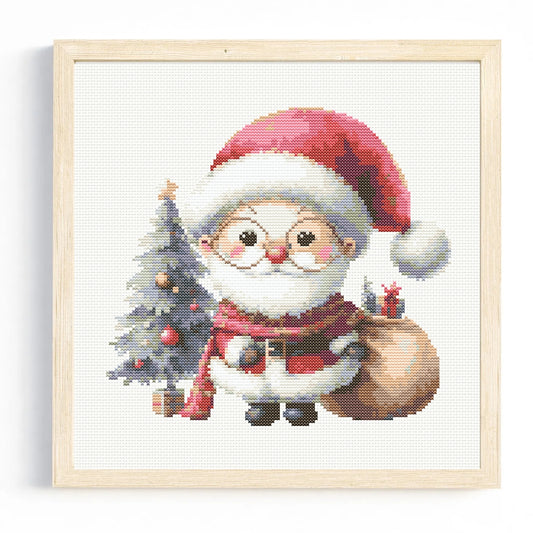 Santa Cross Stitch Pattern