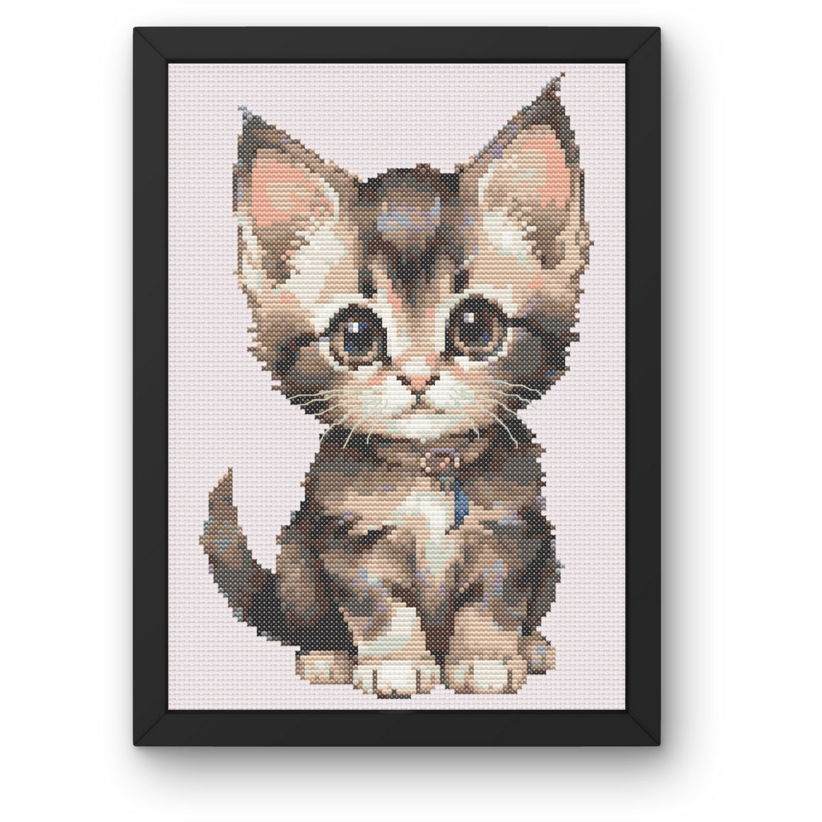 Watercolour Cute Kitten Cross Stitch Pattern