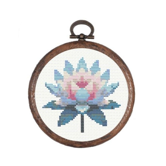 Simple Water Lily - PDF Cross Stitch Pattern