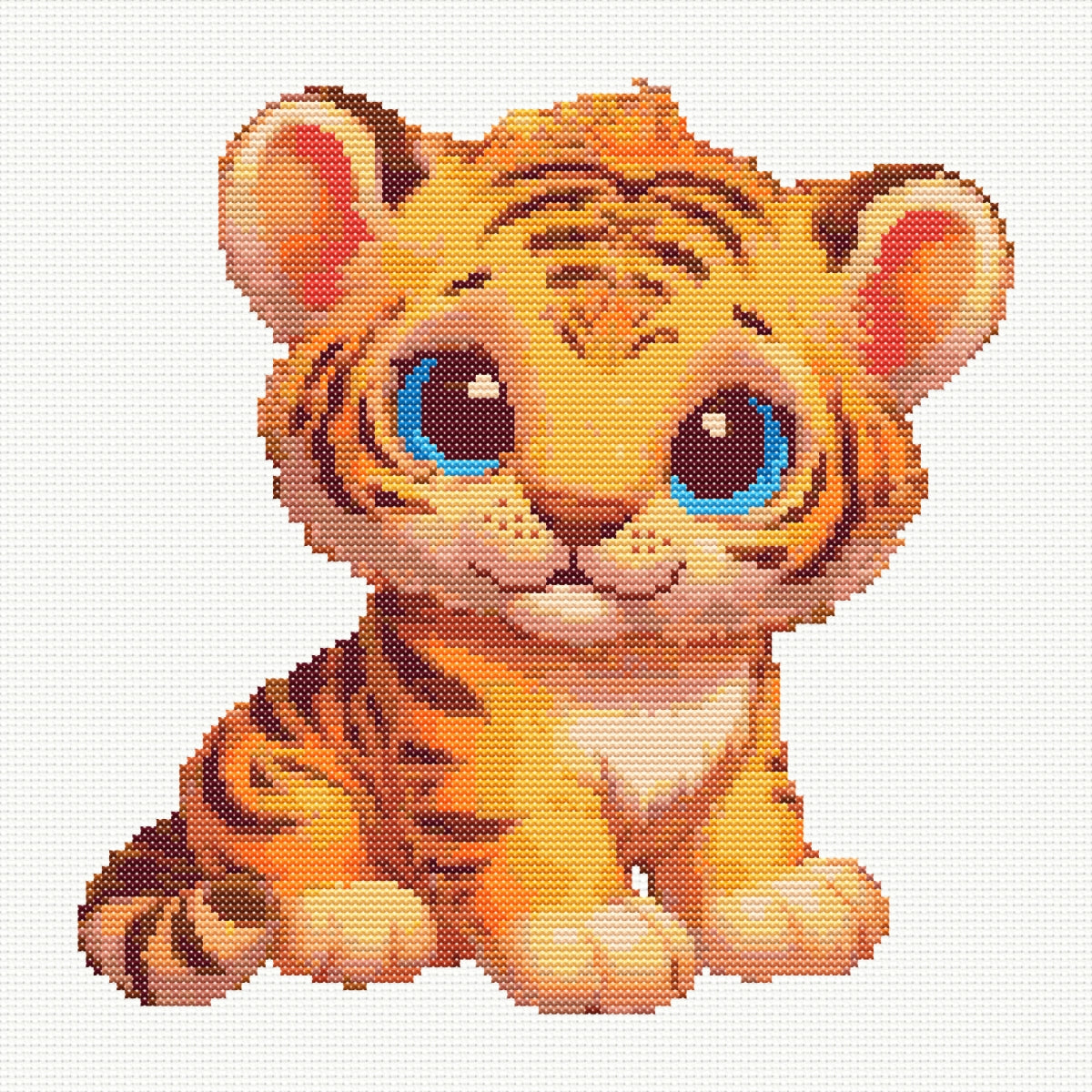 Safari Animal Cross Stitch Pattern 
