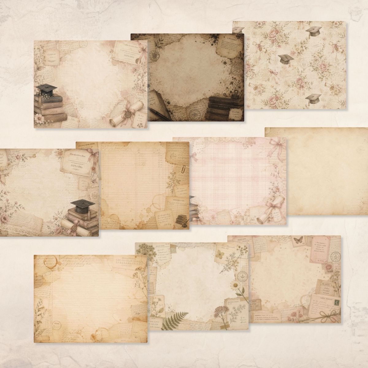 Graduation Girl Junk Journal Kit