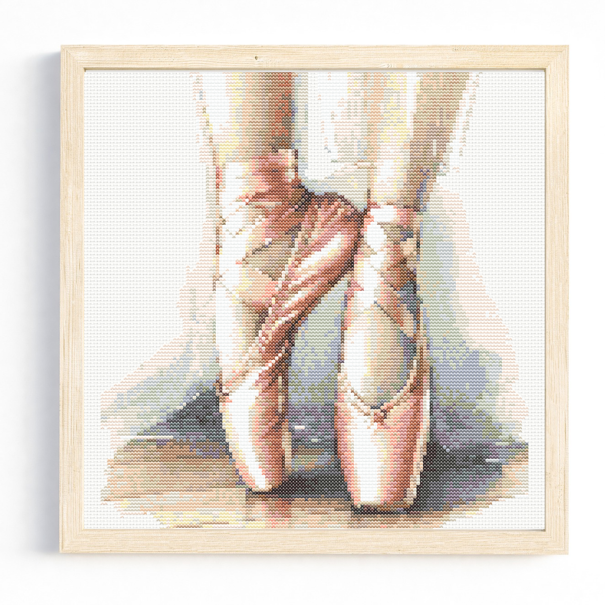 Ballet Pointe Shoes Cross Stitch Pattern 