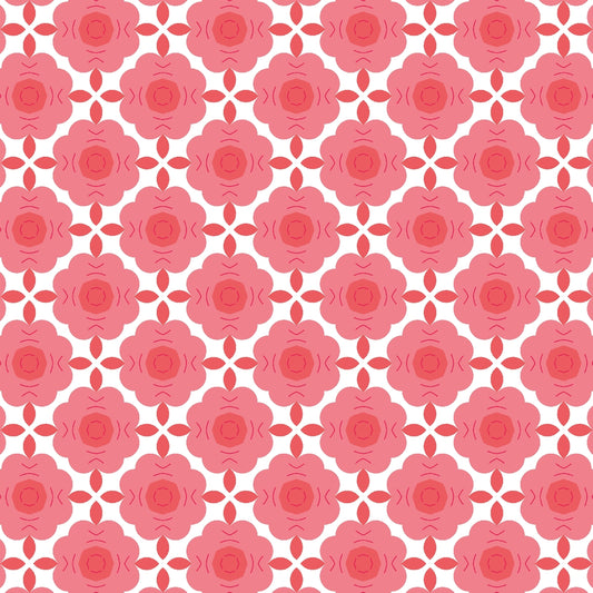 Red Abstract Seamless Pattern 6.0 - Printable Scrapbook Paper 