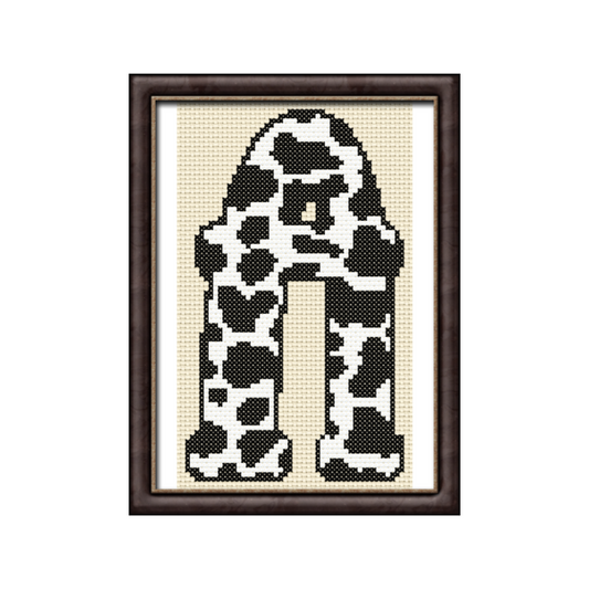 Cow Print A Monogram Cross Stitch Pattern 